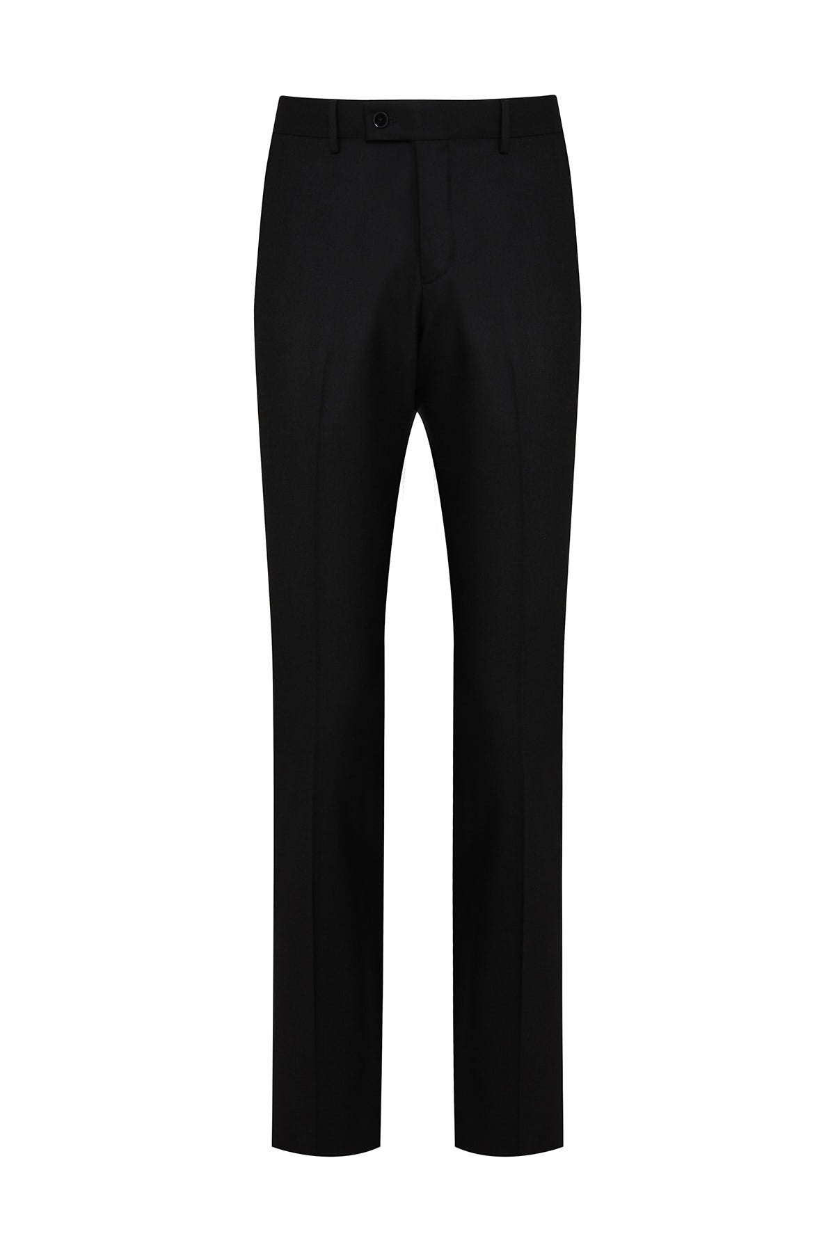 Slim Fit Black Side Pocket Low Waist Dress Pants - SAYKI