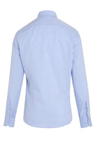 Slim Fit Cotton Blue Dress Shirt - SAYKI