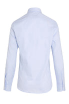 Slim Fit Long Sleeve Cotton Light Blue Dress Shirt - SAYKI