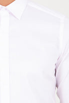 Slim Fit Long Sleeve Cotton Pink Dress Shirt - SAYKI