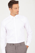 Slim Fit Long Sleeve Cotton Pink Dress Shirt - SAYKI