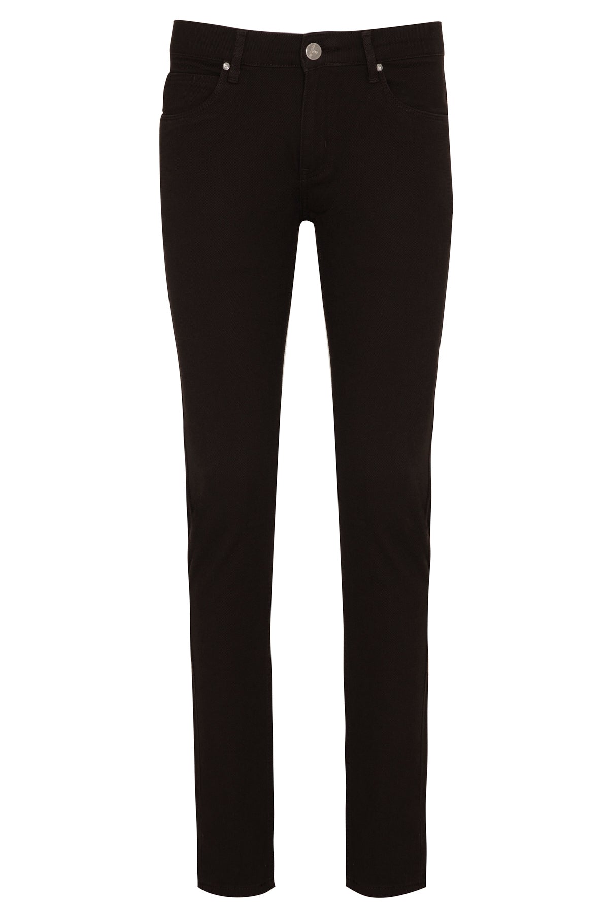 Slim Fit Low Waist Brown Cotton Casual Pants - SAYKI