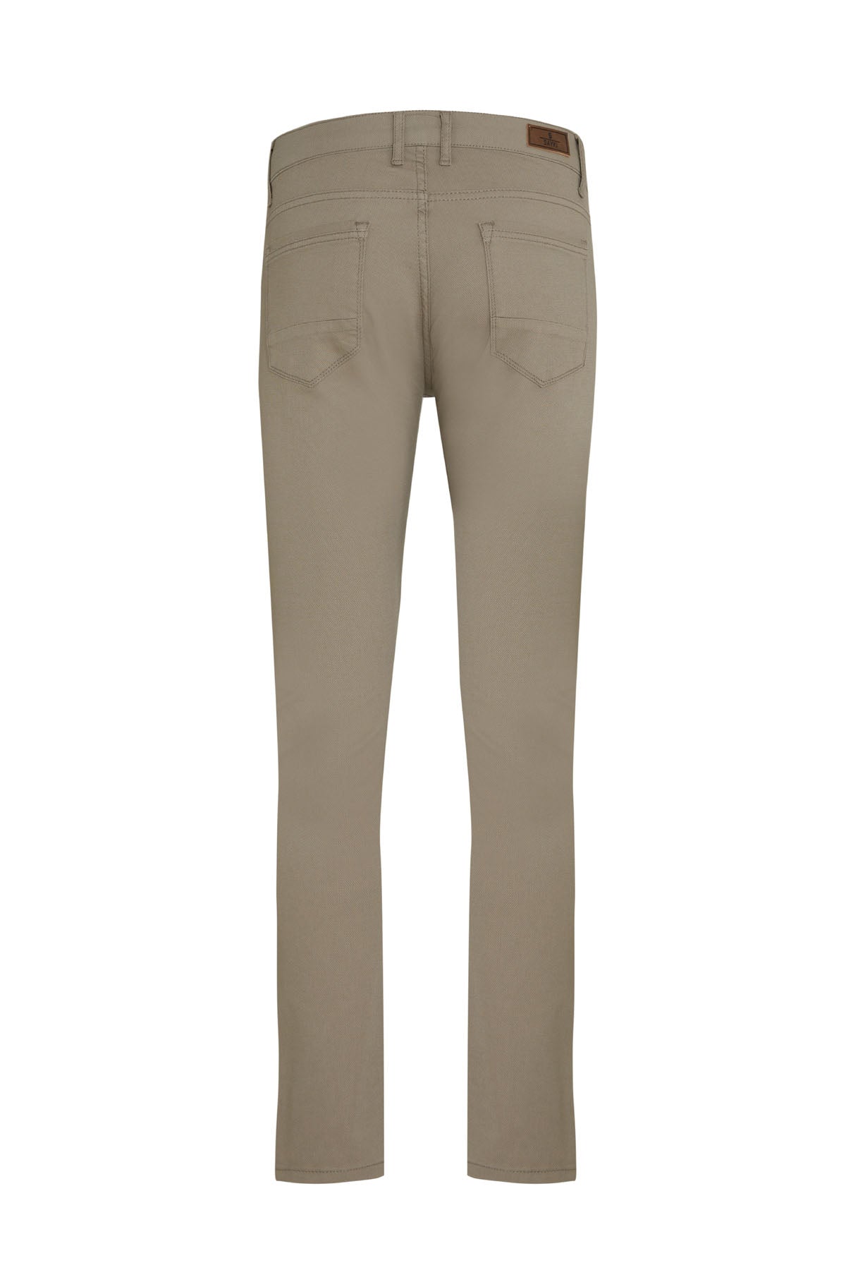 Slim Fit Low Waist Khaki Cotton Casual Pants - SAYKI