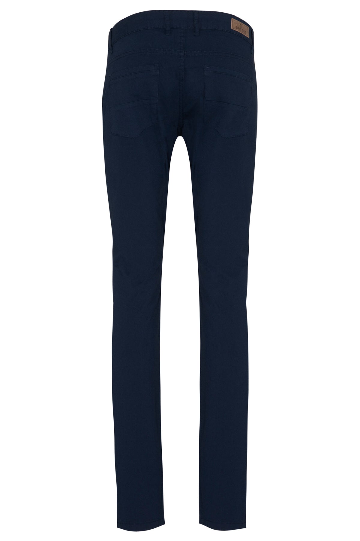 Slim Fit Navy 5 Pocket Cotton Low Waist Casual Pants - SAYKI