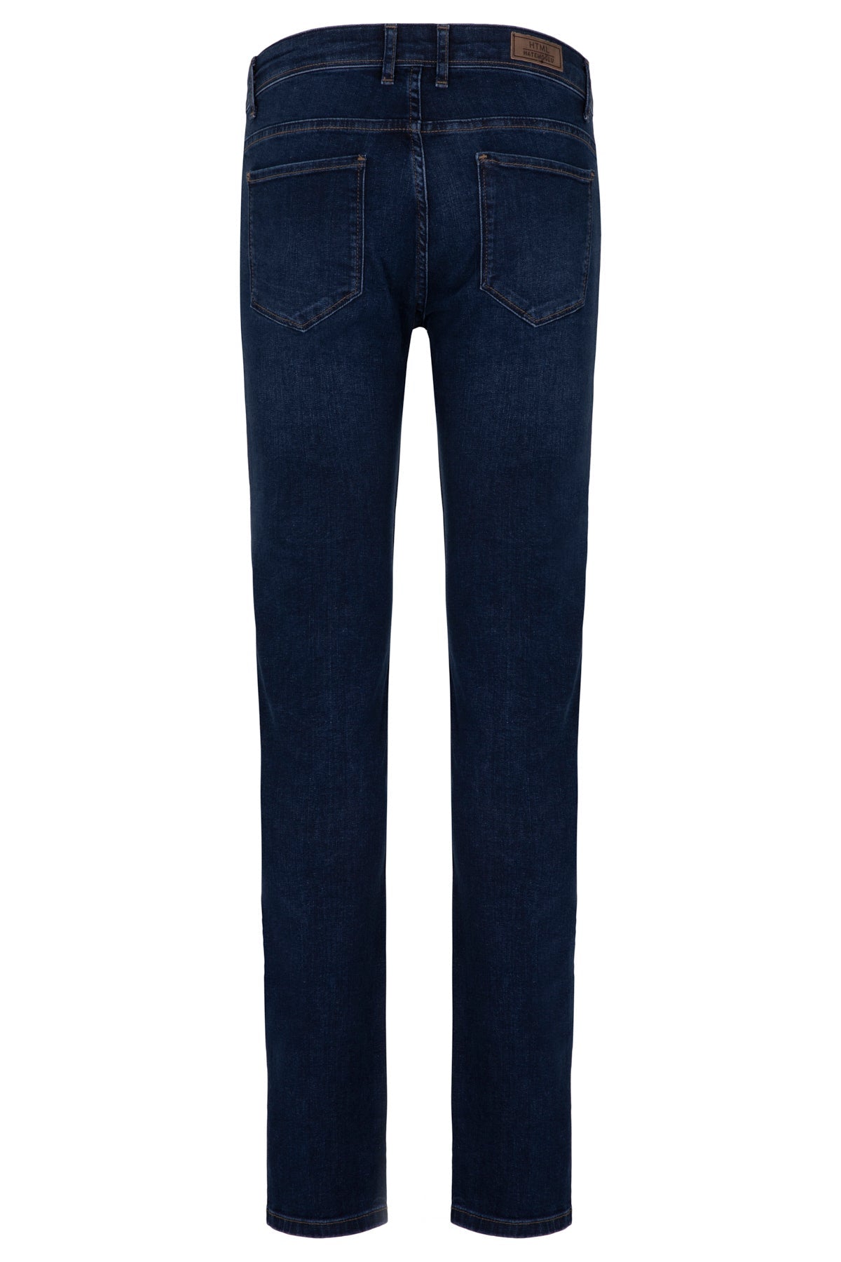 Slim Fit Navy 5 Pocket Low Waist Denim - SAYKI