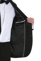 Slim Fit Release Shawl Lapel Black Classic Tuxedo - SAYKI