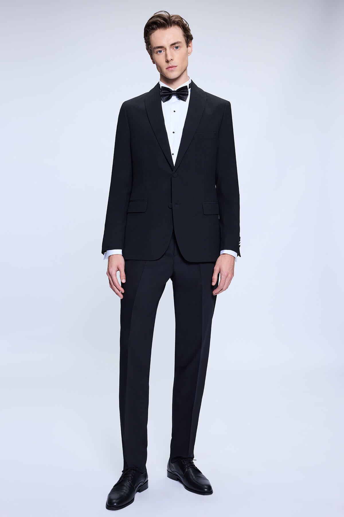 Slim Fit Release Shawl Lapel Black Classic Tuxedo Suit