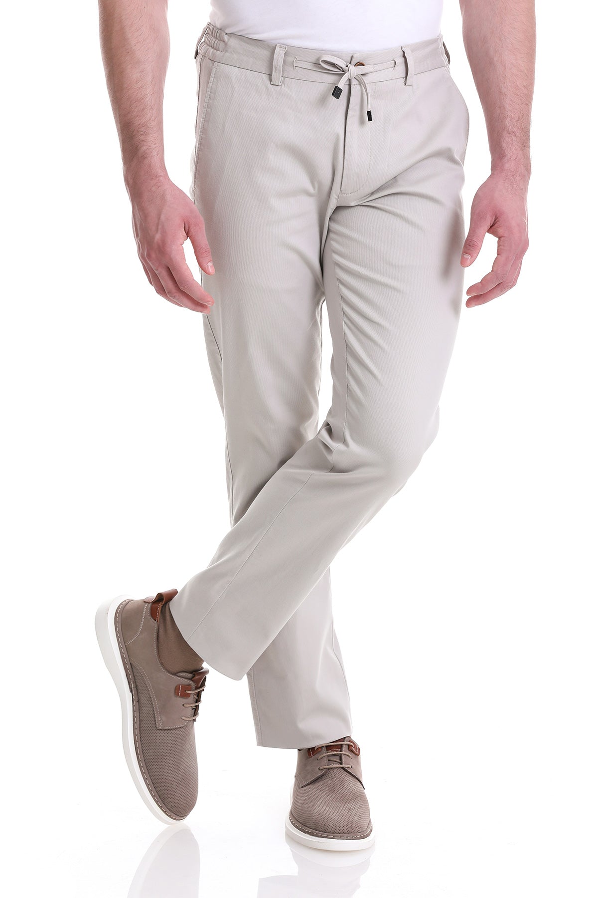 Stone Dynamic Fit Side Pocket Cotton Jogger Pants - SAYKI