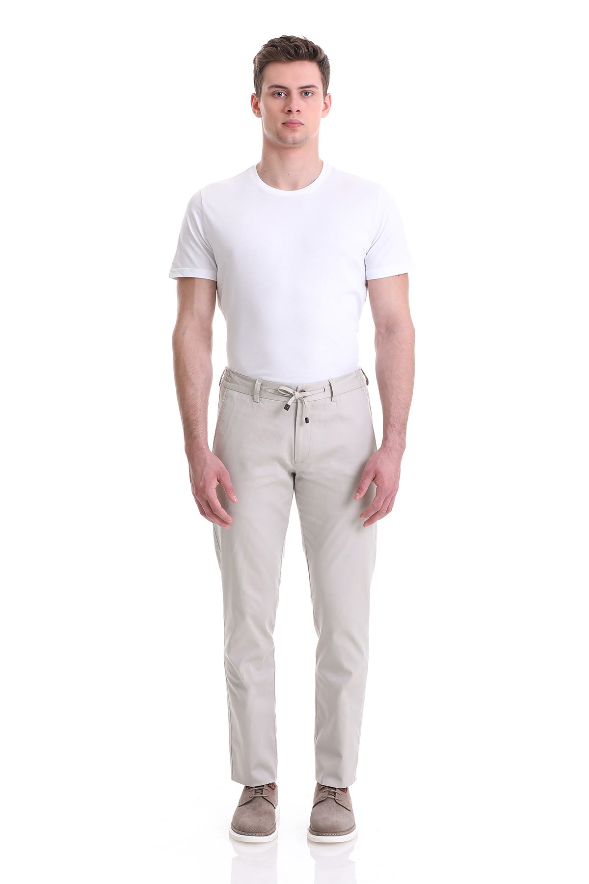 Stone Dynamic Fit Side Pocket Cotton Jogger Pants - SAYKI