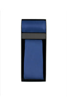 Water and Stain Resistant 2.75’’ Navy Tie and Pocket Square