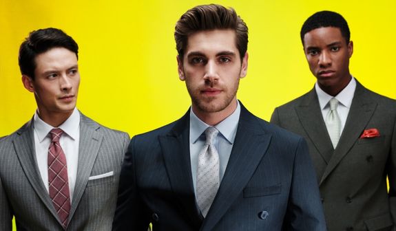 Three well-dressed men in suits.