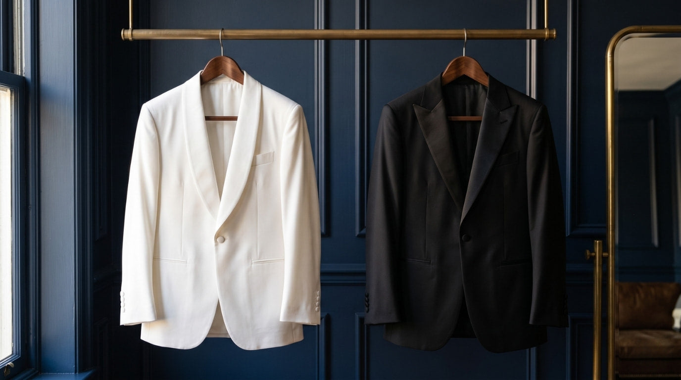 White Dinner Jacket vs. Tuxedo: How to Choose
