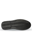 Black rubber sole with a herringbone tread pattern.