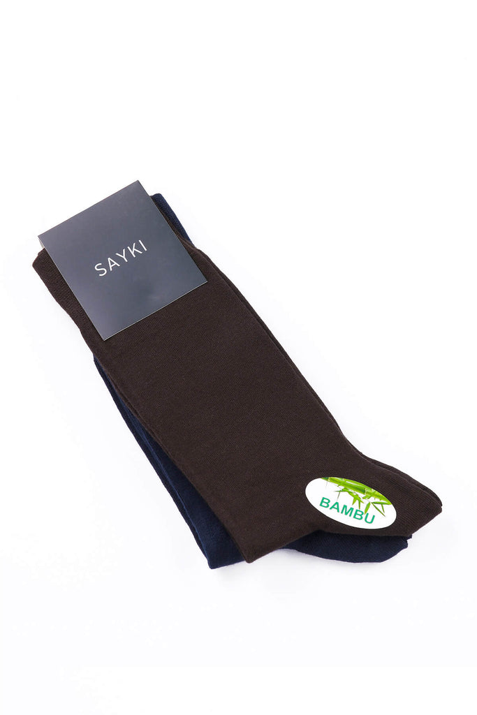 Basic Cotton Black - Gray Socks - MIB