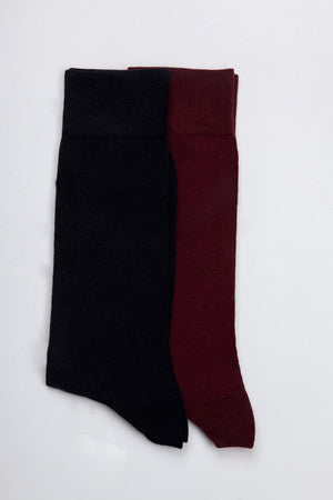 Basic Cotton Black - Gray Socks MIB