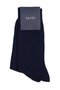 Basic Navy Socket Bamboo Socks