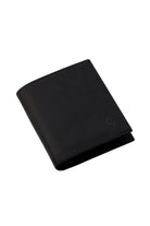 Black Bifold 100% Leather Wallet - MIB