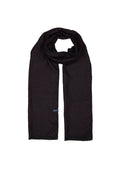 Black - Burgundy Diamond Patterned Scarf