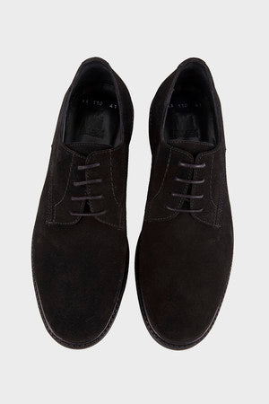 Black Casual Lace-Up Shoes in 100% Genuine Leather - MIB