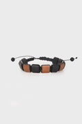 Black Geometric Hematite Bracelet