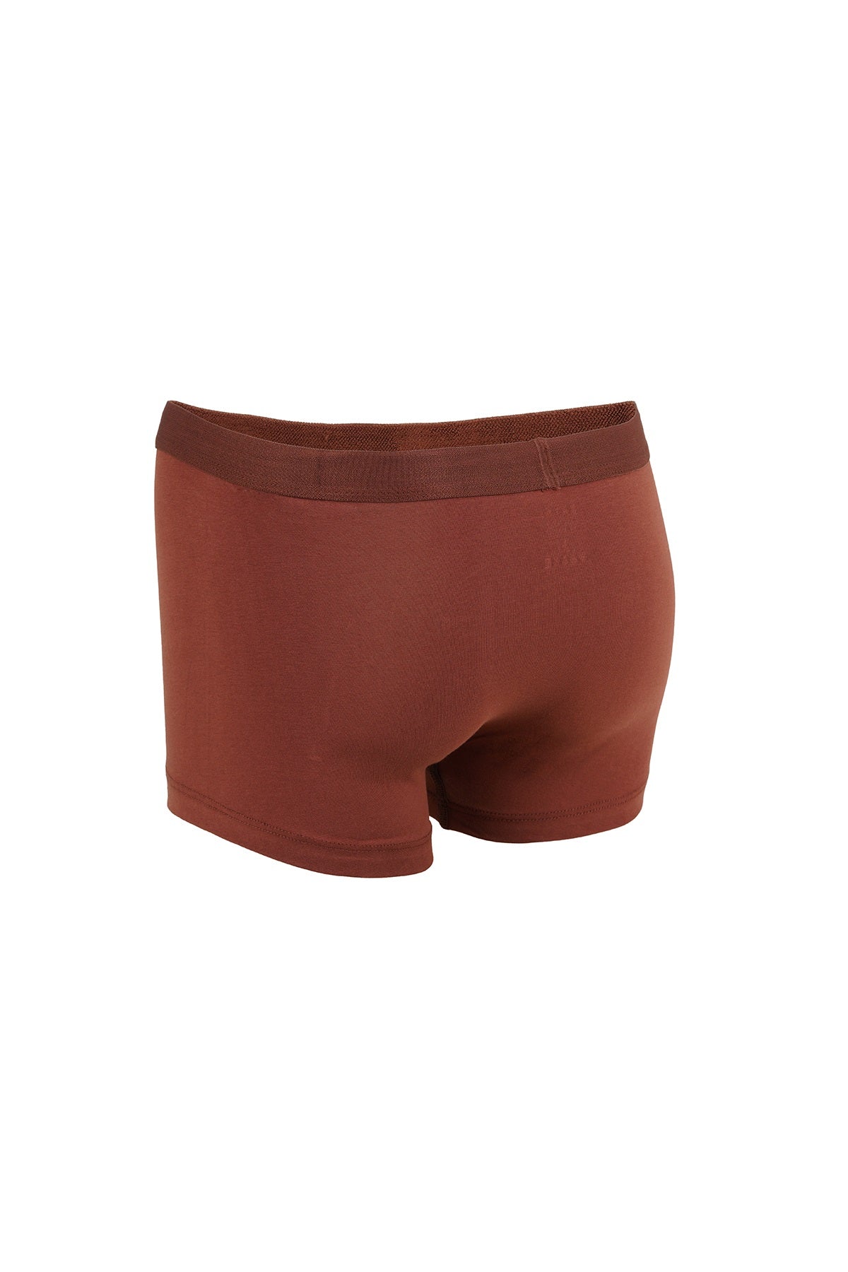 Brown Cotton Blend Jersey Boxer - MIB