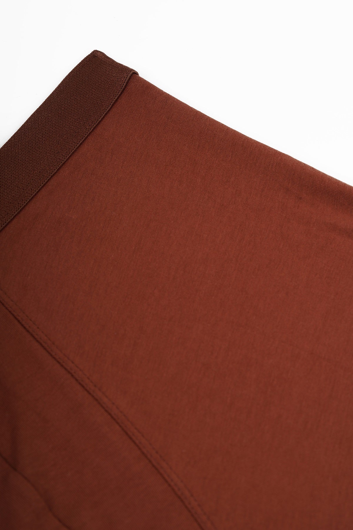 Brown Cotton Blend Jersey Boxer - MIB