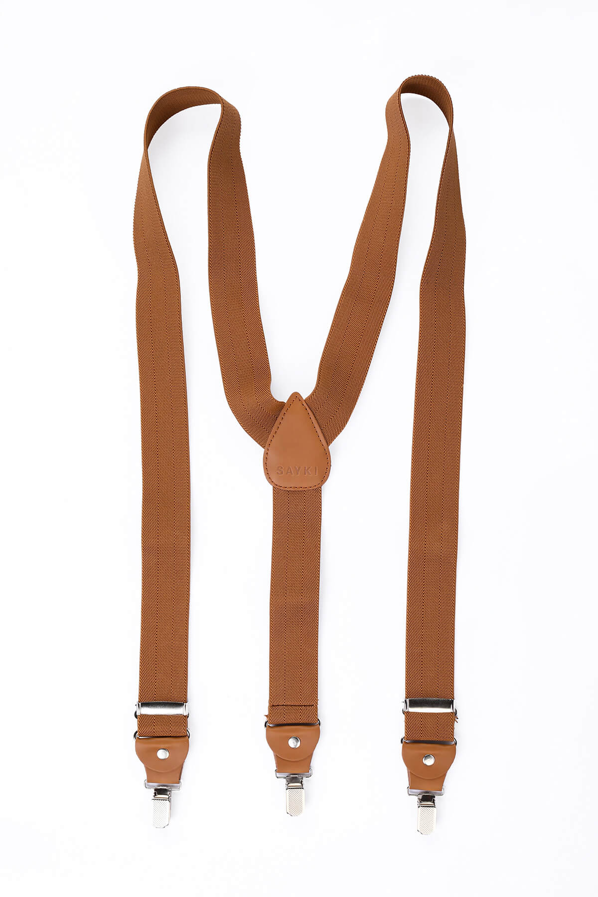 Camel Elastic Y-Back Suspenders - MIB