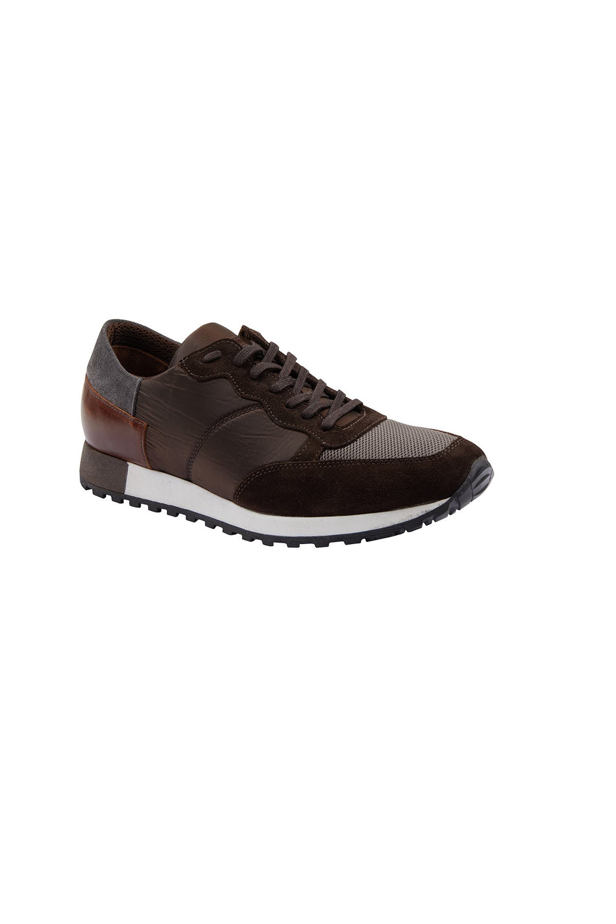 Casual 100% Genuine Leather Brown Lace-Up Shoes - SAYKI
