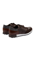 Casual 100% Genuine Leather Brown Lace-Up Shoes - SAYKI