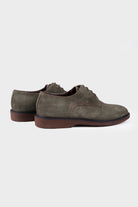 Casual 100% Genuine Leather Khaki Lace-Up Shoes - SAYKI