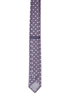 Casual 2.5-inch Navy Slim Disc Tie - SAYKI