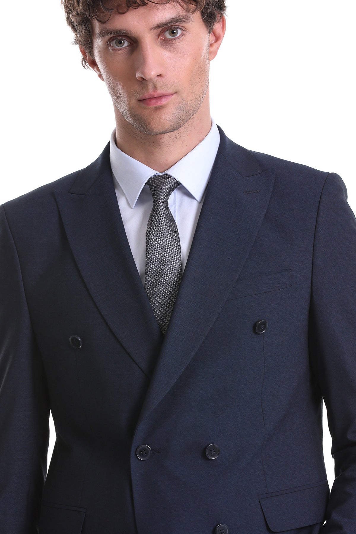 Casual 2.5-inch Slim Black Tie Navy 19 - SAYKI