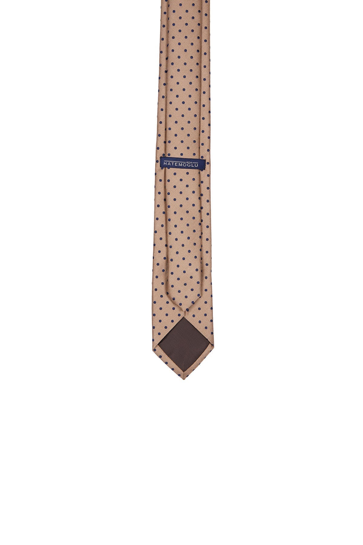 Casual 2.5-inch Slim Gold Tie Beige 12 - SAYKI