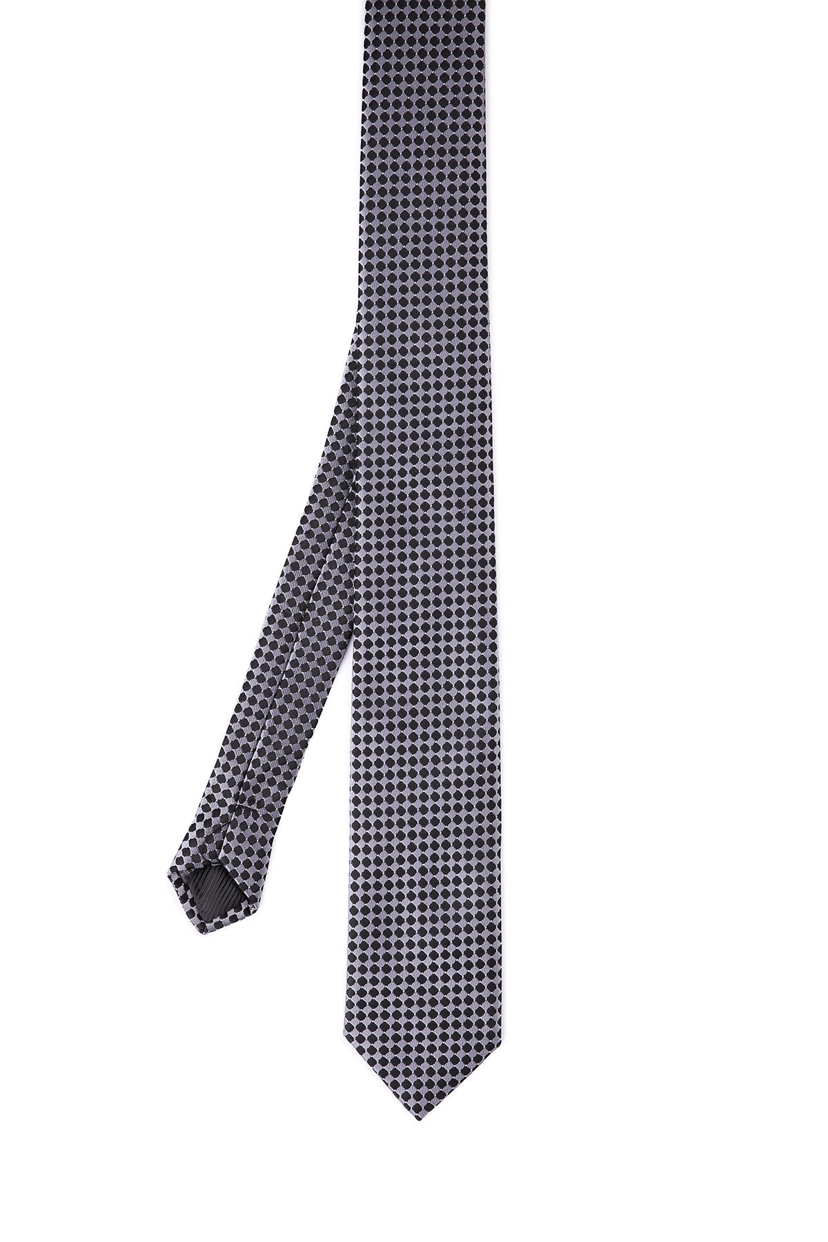 Casual 2.5-inch Slim Gray - Black Diamond Tie - MIB
