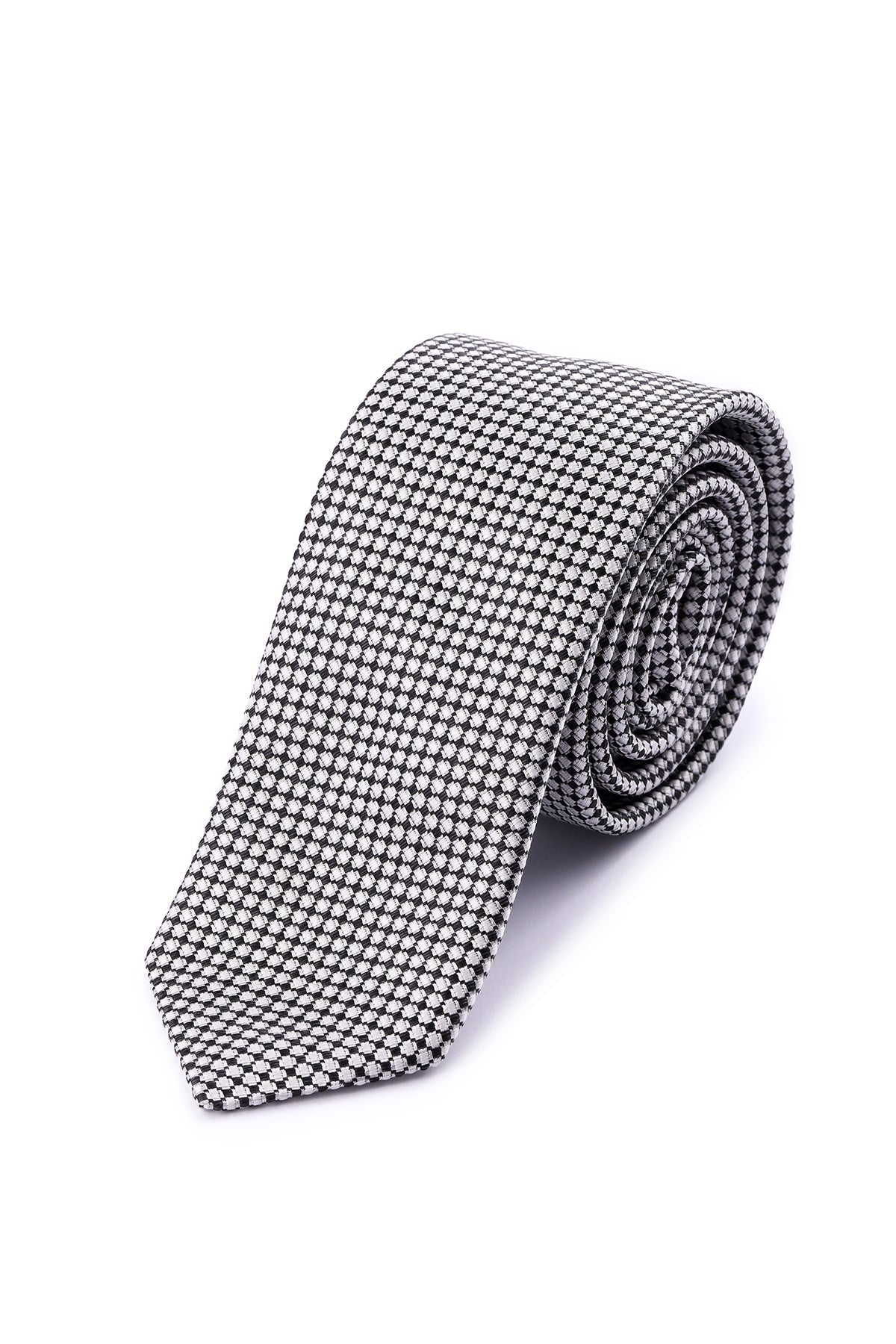 Casual 2.5-inch Slim Gray - Black Tie - MIB