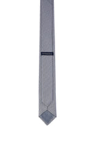 Casual 2.5-inch Slim Gray - Navy Hollow Diamond Tie - MIB
