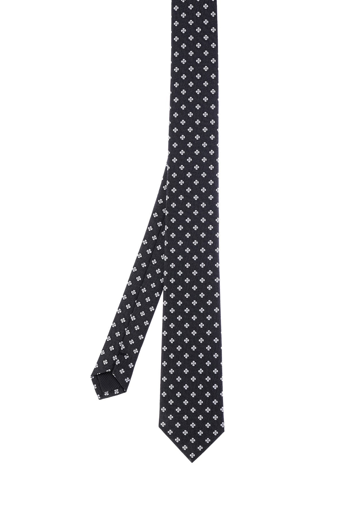 Casual 2.5-inch Slim Navy Floral Tie - MIB