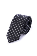 Casual 2.5-inch Slim Navy Floral Tie
