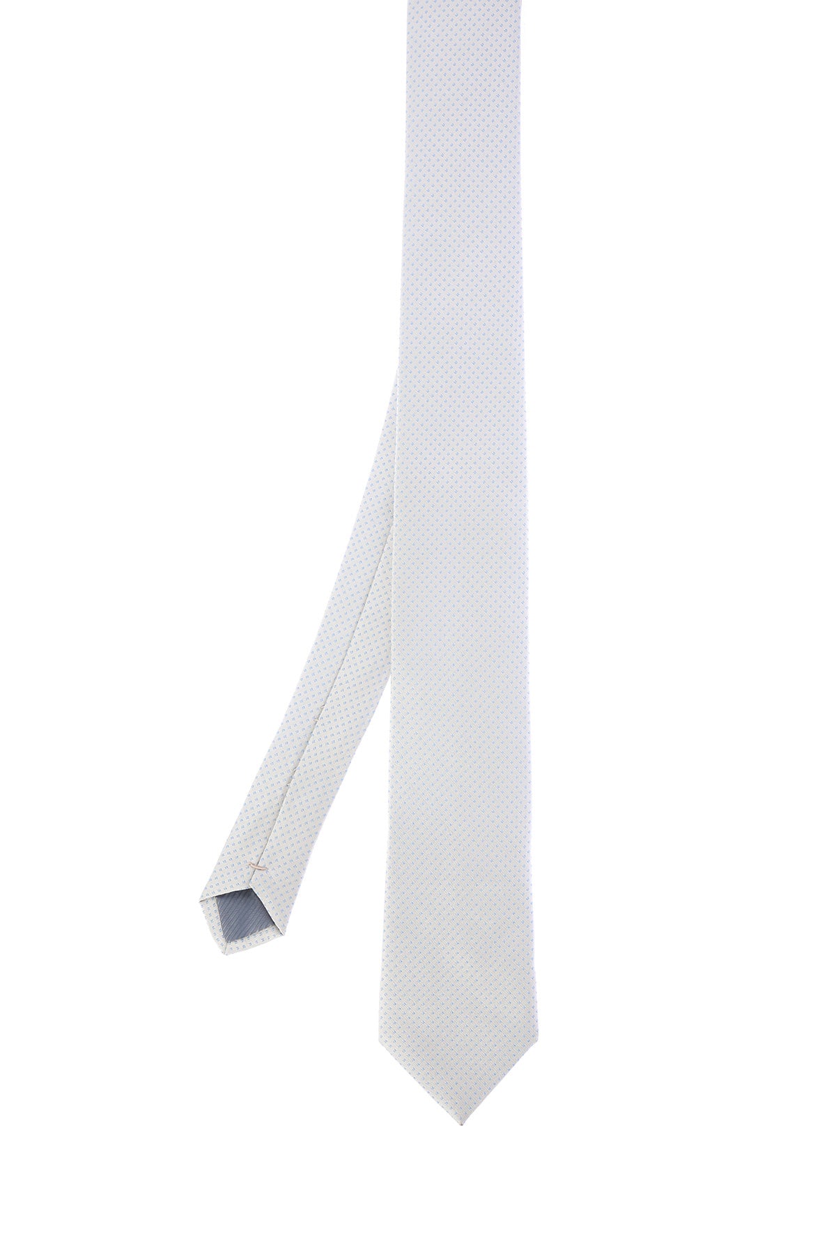 Casual 2.5-inch Slim Textured Gray Tie - MIB
