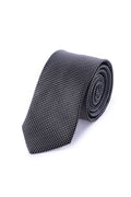 Casual 2.5-inch Slim Textured Navy Tie