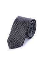 Casual 2.5-inch Slim Textured Navy Tie - MIB