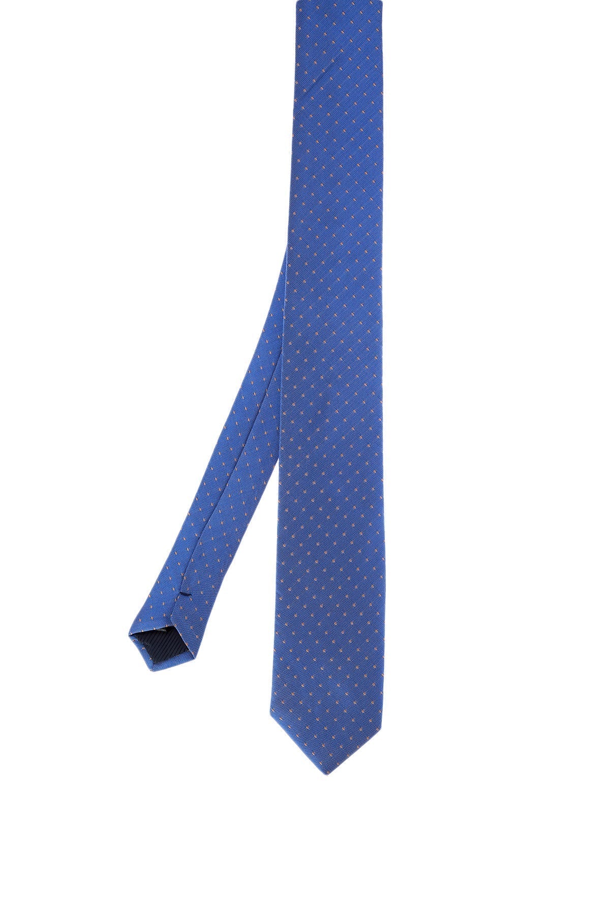 Casual Diagonal 2.5-inch Slim Blue Tie - MIB