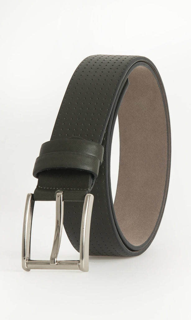Casual Patent Leather Navy Belt - MIB