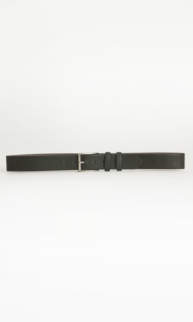 Casual Patent Leather Navy Belt - MIB