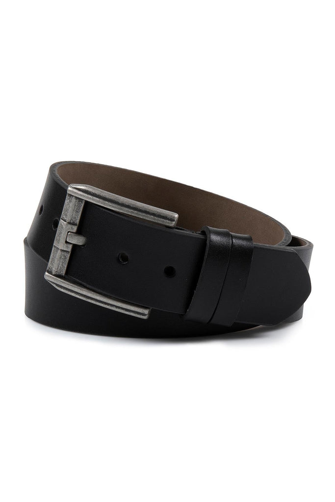 Casual Plain Leather Brown Belt - SAYKI