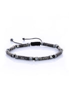 Charcoal Natural Stone Bracelet - MIB