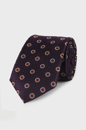 Classic 3-inch Cotton Blend Beige Tie - SAYKI