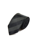 Classic 3-inch Cotton Blend Navy Tie, Black 12