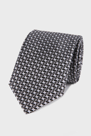 Classic 3-inch Cotton Blend Purple Tie - SAYKI