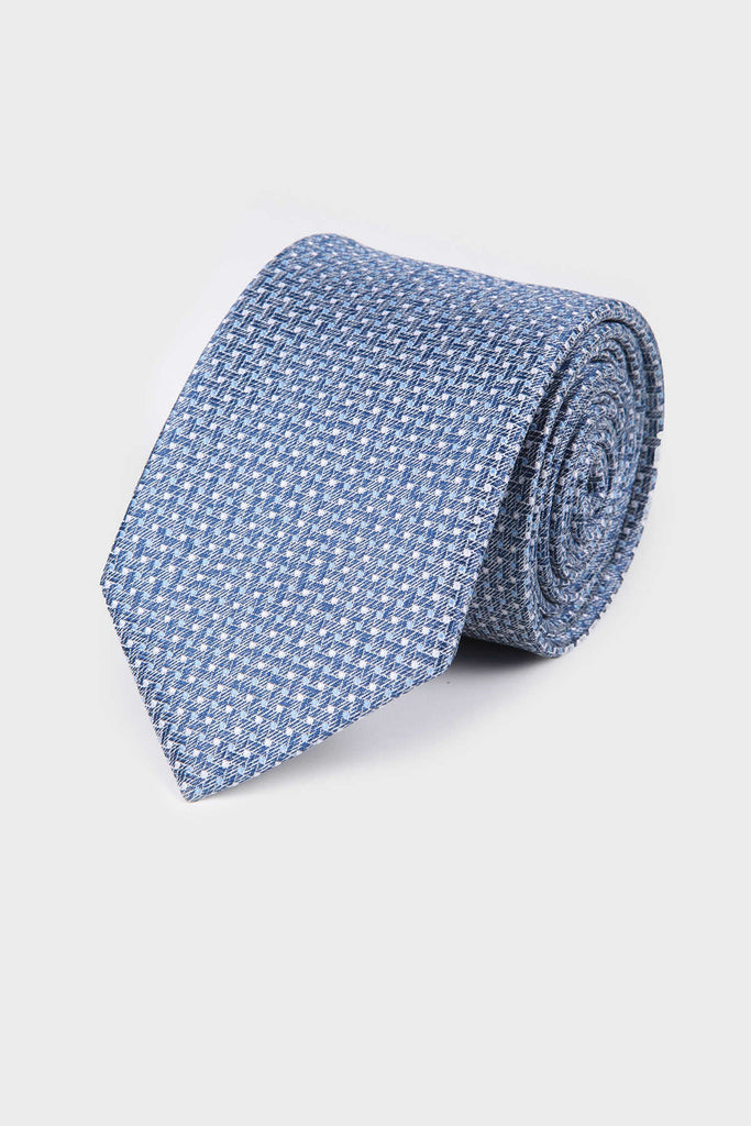 Classic 3-inch Cotton Blend Purple Tie - SAYKI